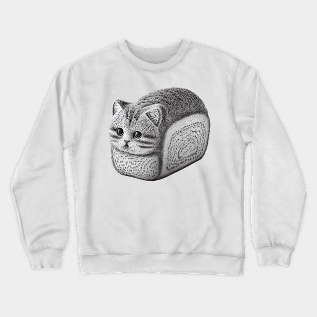 Funny cat loaf Crewneck Sweatshirt by stkUA